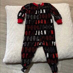 Jordan Kids One Piece in Black, Red, and White